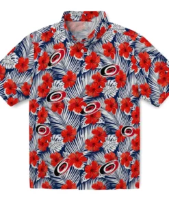 Carolina Hurricanes Hawaiian Shirt - Hibiscus Fiesta