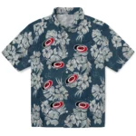 Carolina Hurricanes Hawaiian Shirt - Hibiscus Flowers