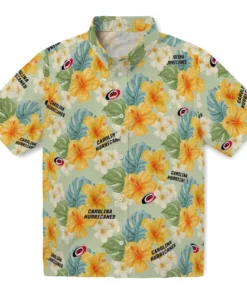 Carolina Hurricanes Hawaiian Shirt - Hibiscus Mood