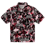 Carolina Hurricanes Hawaiian Shirt - Hibiscus Overlay