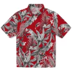 Carolina Hurricanes Hawaiian Shirt - Palm Leaves