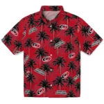 Carolina Hurricanes Hawaiian Shirt - Palm Tree Motif