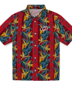 Carolina Hurricanes Hawaiian Shirt - Paradise Vines