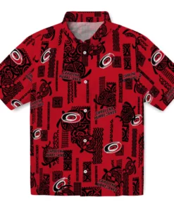 Carolina Hurricanes Hawaiian Shirt - Turtle Lines