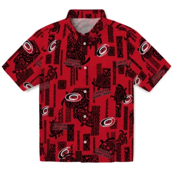 Carolina Hurricanes Hawaiian Shirt - Turtle Lines