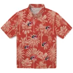 Carolina Hurricanes Hawaiian Shirt - Vintage Palm Tree