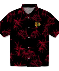 Chicago Blackhawks Hawaiian Shirt - Bamboo Branches