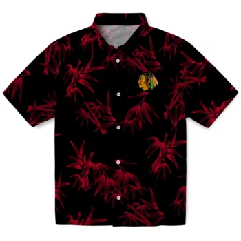 Chicago Blackhawks Hawaiian Shirt - Bamboo Branches