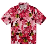 Chicago Blackhawks Hawaiian Shirt - Hibiscus Arrangement