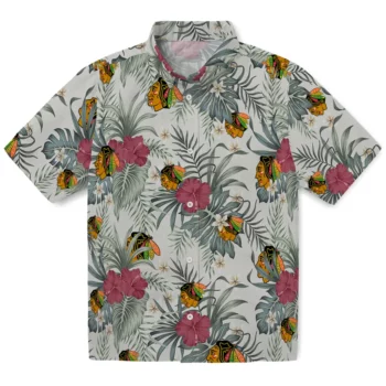 Chicago Blackhawks Hawaiian Shirt - Hibiscus Designs