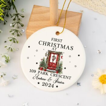 First Christmas In Our New Home, Happy New Home Gift, New Home Tree Decor, Couples Gift, New Home Keepsake Gift, Housewarming Bauble Gift