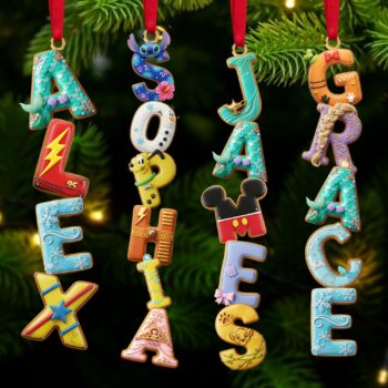 Alphabet Gingerbread Ornament - Personalized Gift For Christmas Ornament