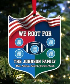 Personalized Gift For Football Lover Ornament