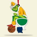 Personalized Gifts For Basketball Lovers Christmas Ornament Naughty Rivalry Players