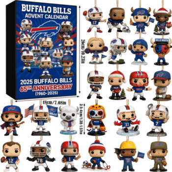 Buffalo Bills 65th Anniversary Advent Calendar 1960-2025