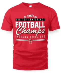 Indiana Hoosiers Champions Big 10 Conference 2025 Shirt