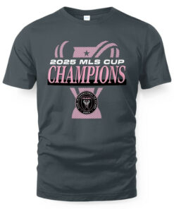 Inter Miami CF 2025 Major League Soccer Cup Champions Locker Room T-Shirt