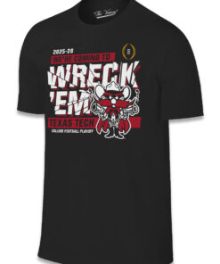 2025-26 We're Coming to Wreck'em Texas Tech Big 12 CHAMPS - T-Shirt