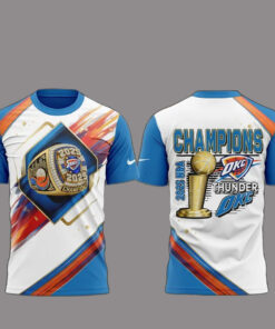 2025 Oklahoma City Thunder Champions Finals T-Shirt