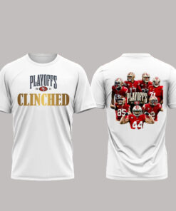 2025 San Francisco 49Ers Playoffs Clinched T-Shirt