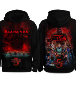 2025 Seahawks x Stranger Things 5 Hoodie