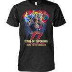 77 Years Of Superman 1948-2025 Signature Thank You For Memories T-Shirt