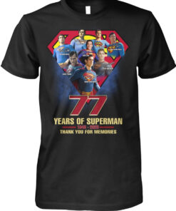 77 Years Of Superman 1948-2025 Signature Thank You For Memories T-Shirt
