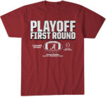 Alabama Crimson Tide 2025 CFP First Round Winner T-Shirt
