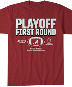 Alabama Crimson Tide 2025 CFP First Round Winner T-Shirt