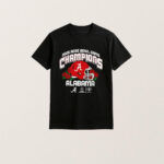 Alabama Crimson Tide 2026 Cfp Rose Bowl Champions Helmet T-Shirt