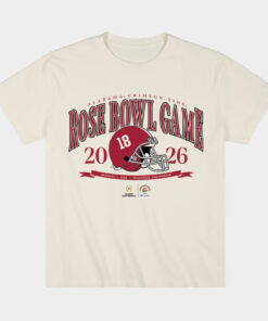 Alabama Crimson Tide 2026 Rose Bowl Game T-Shirt