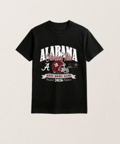 Alabama Crimson Tide College Football Playoff 2026 Rose Bowl T-Shirt