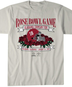 Alabama Football 2026 Rose Bowl Game T-Shirt