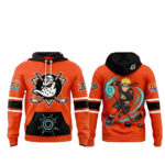 Anaheim Ducks Naruto Shippuden Anime Hockey Night Hoodie