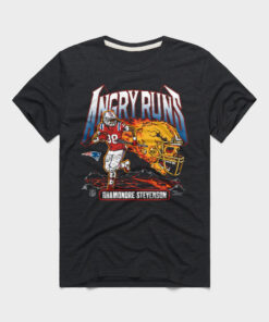 Angry Runs 2025 New England Patriots Rhamondre Stevenson T-Shirt