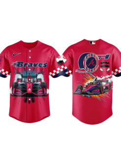 Atlanta Braves x F1 Indycar Baseball Jersey