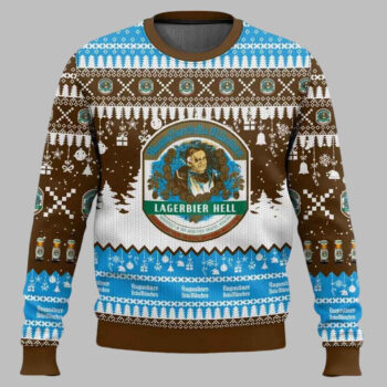Augustiner Brau German Beer Ugly Christmas Sweater 2025