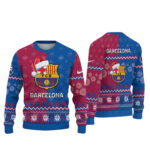 Barcelona Christmas 2025 Barca Happy Holidays Ugly Sweater