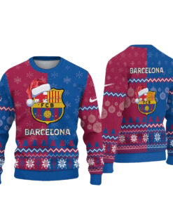 Barcelona Christmas 2025 Barca Happy Holidays Ugly Sweater