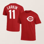 Barry Larkin Cincinnati Reds 11 T-Shirt Reds Baseball Tee 2025 1 Barry Larkin Cincinnati Reds 11 T-Shirt Reds Baseball Tee 2025