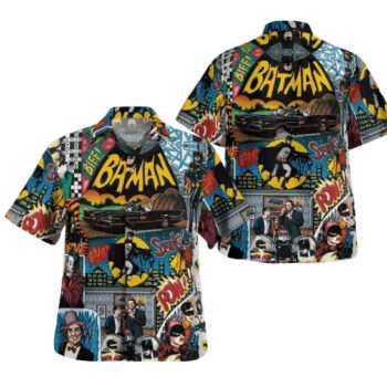 Batman Superheroes Characters Lovers Hawaiian Shirt