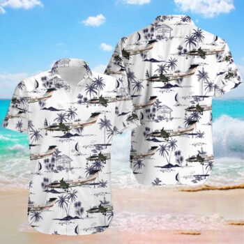 Beechcraft Super King Air Hawaiian Shirt