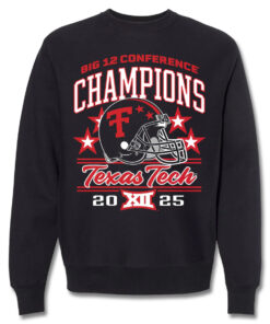 Big 12 Conference Champions Texas Tech 2025 Sweatshirt