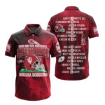 Big Ten Football Champions Indiana Hoodiers Polo Shirt 2025