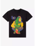 Billie Eilish Color Pop Crouching Portrait T-Shirt