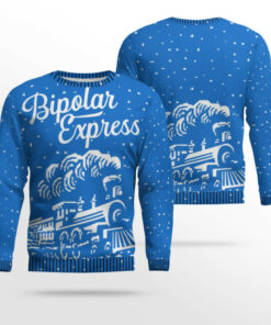 Bipolar Express Ugly Christmas Sweater