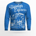 Bipolar Express Ugly Christmas Sweater