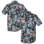 Black Los Angeles Dodgers Hawaiian Shirt