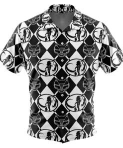 Black Ranger Pattern Power Rangers Hawaiian Shirt