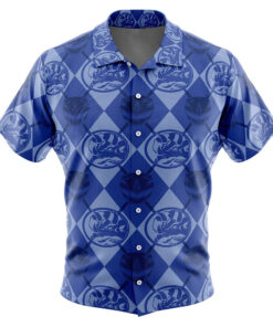 Blue Ranger Pattern Power Rangers Hawaiian Shirt
